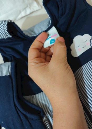 Erkek  kız   Fermuarlı Gri Uyku Tulumu 70 cm olan satıldı - Görsel 7