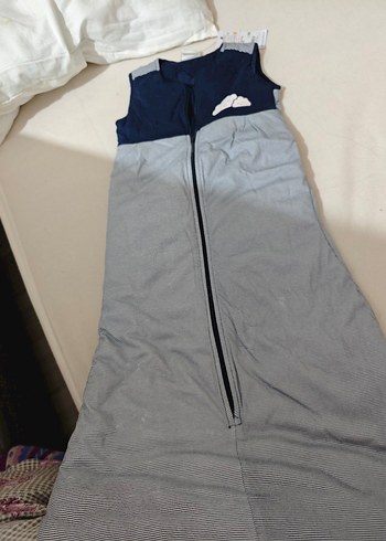 Erkek  kız   Fermuarlı Gri Uyku Tulumu 70 cm olan satıldı - Görsel 4