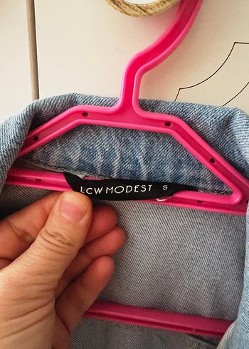 Düğmeli Mavi Uzun Denim Ceket - Görsel 2