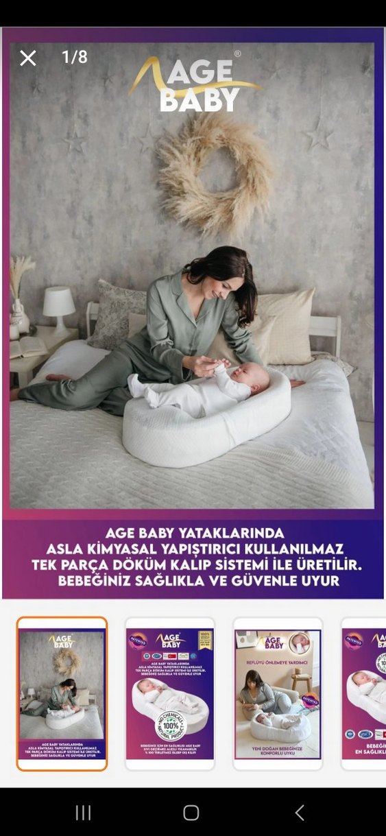 Bebekler için Tek Parça Döküm reflü yatağı - Görsel 4