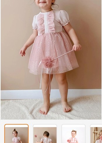 Kızlar için Pembe Simli Özel Ayakkabı - Görsel 2