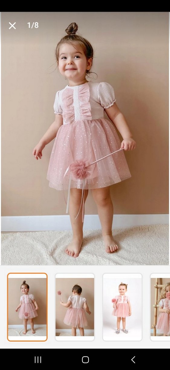 Kızlar için Pembe Simli Özel Ayakkabı - Görsel 2