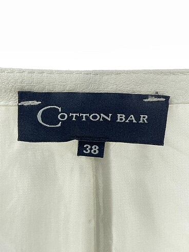 38 Beden beyaz Renk Cotton Bar Mini Etek %70 İndirimli.