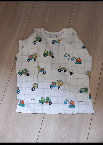 LC Waikiki Renkli Baskılı Erkek Bebek Kısa Kollu Takım