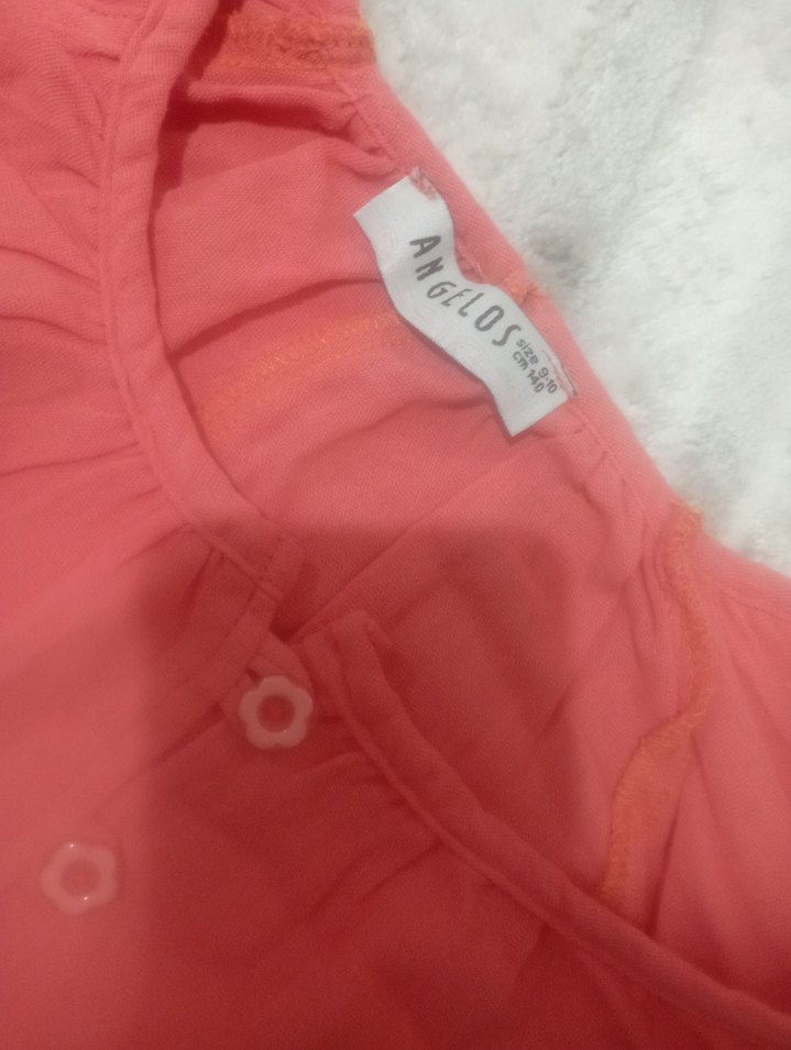 kız çocuk keten takım - Görsel 2