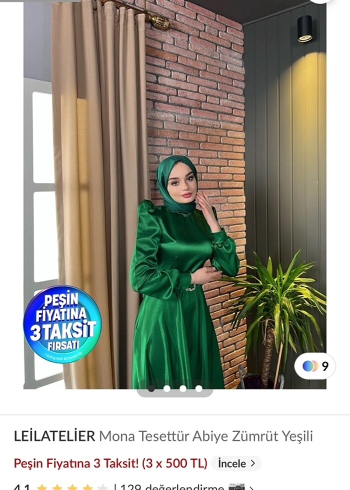 Yeşil abiye - Görsel 2