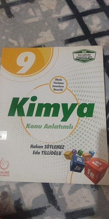 9.sınıf kimya kitabı 
