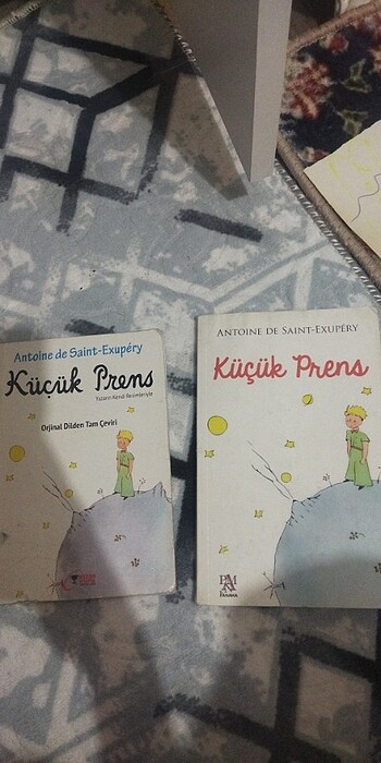 Küçük prens kitapları 2 tane