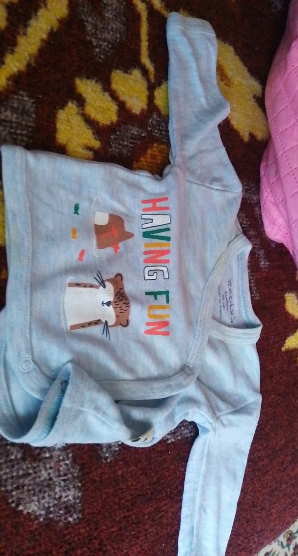 Gri Uzun Kollu Erkek Bebek Takımı - Görsel 3