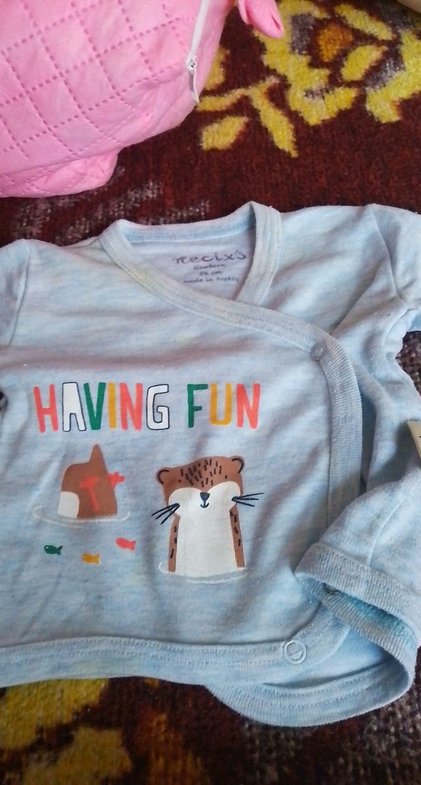 Gri Uzun Kollu Erkek Bebek Takımı - Görsel 2