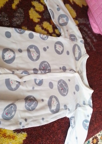 Uzun Kollu Baskılı Bebek Tulum - Görsel 2