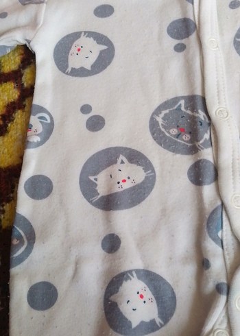 Uzun Kollu Baskılı Bebek Tulum - Görsel 3