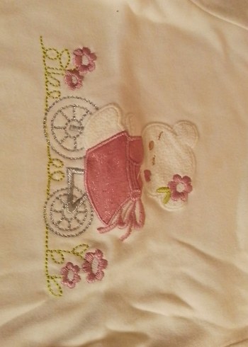 Kız Çocuk Beyaz Baskılı Kısa Kollu Tişört - Görsel 3