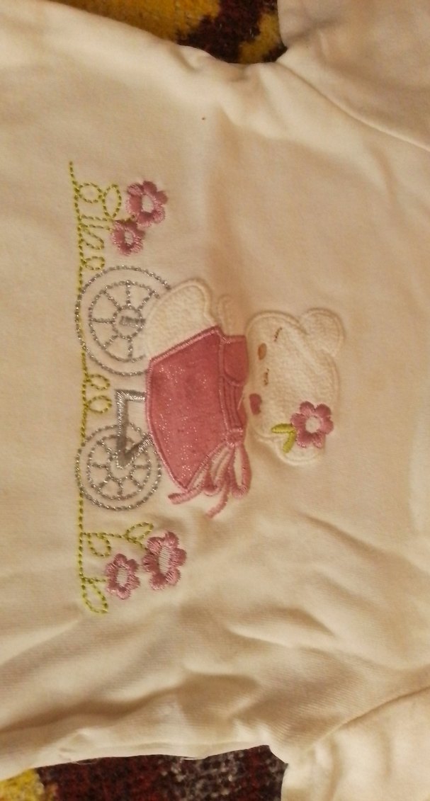 Kız Çocuk Beyaz Baskılı Kısa Kollu Tişört - Görsel 3