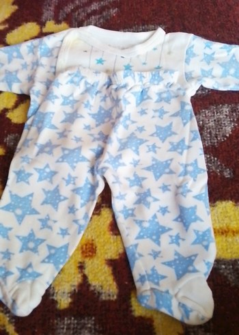 Uzun Kollu, Düğmeli Erkek Bebek Body - Görsel 3