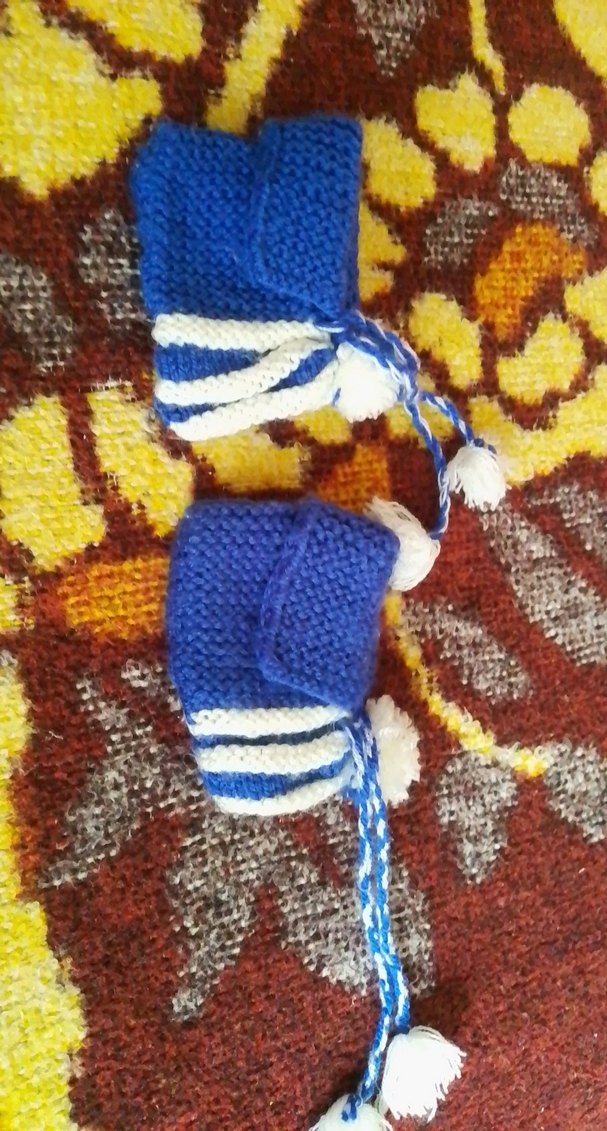 Mavi Bağcıklı Bebek Çantası - Görsel 3