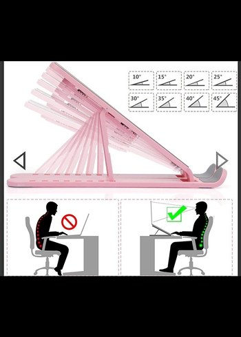 Ayarlanabilir Siyah Tablet Tutucu Standı - Görsel 4