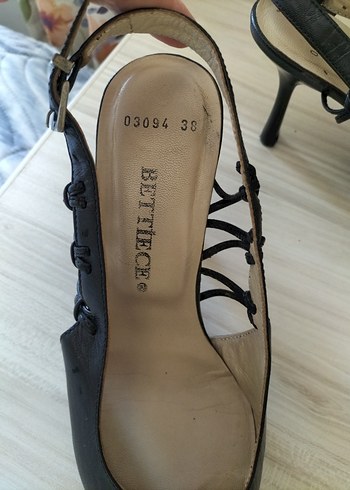 37,5 Beden siyah Renk Siyah gerçek deri, Stiletto, Kadın Topuklu Ayakkabı