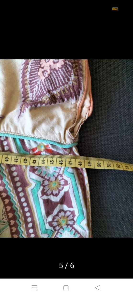 Nakışlı Bohem Bej Uzun elbise - Görsel 5