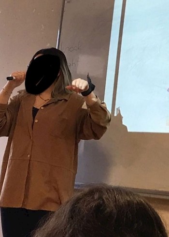 Bej Süet Düğmeli Kadın Gömlek - Görsel 2