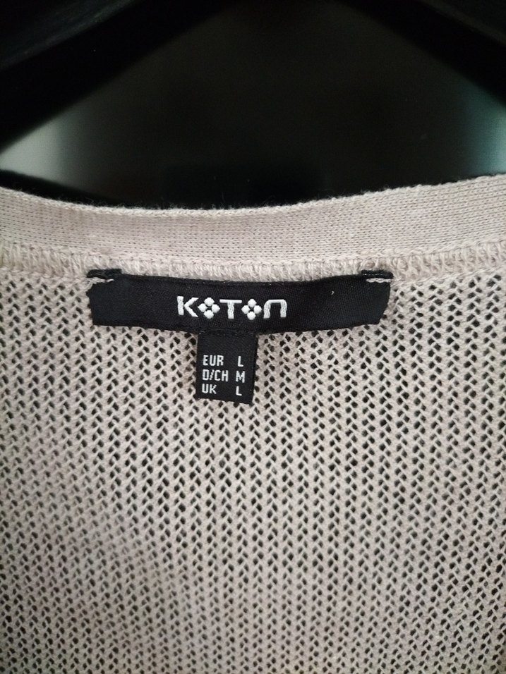 V Yakalı Kısa Kollu Triko Hırka - Görsel 2