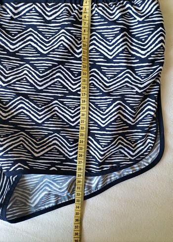 Zebra Desenli lacivert Deniz Mini Şort - Görsel 9