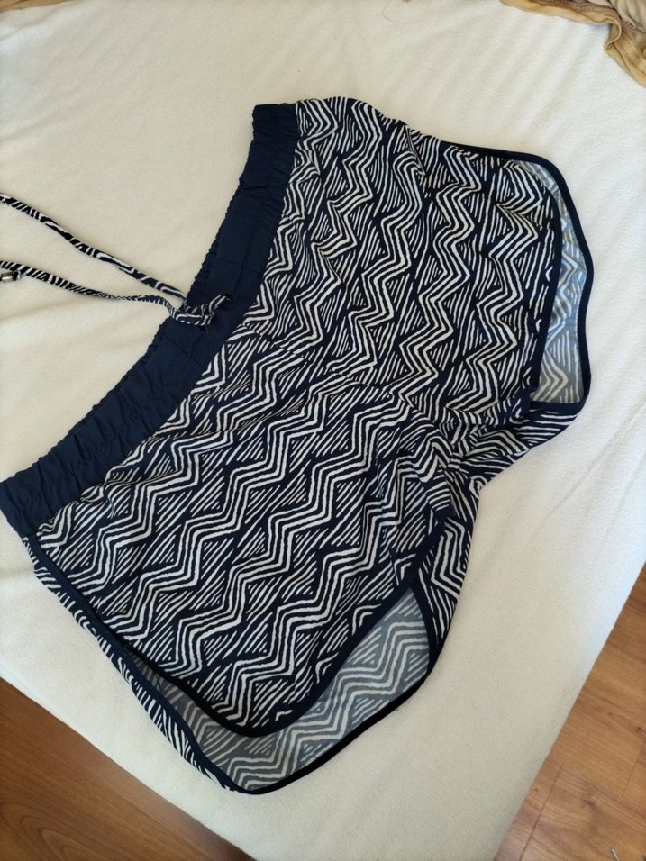 Zebra Desenli lacivert Deniz Mini Şort - Görsel 3