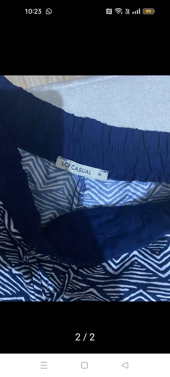 Zebra Desenli lacivert Deniz Mini Şort - Görsel 4