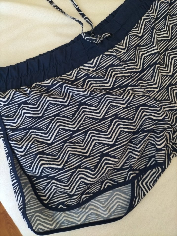 Zebra Desenli lacivert Deniz Mini Şort - Görsel 2