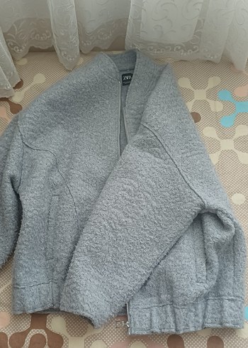 Gri bomber ceket - Görsel 4