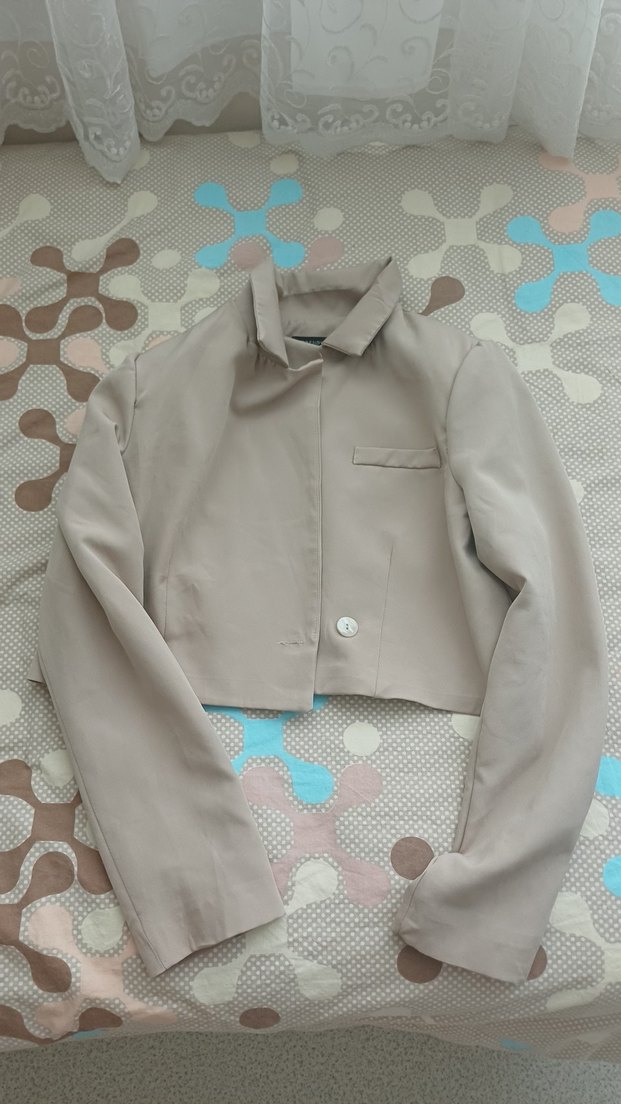 kısa blazer ceket - Görsel 4