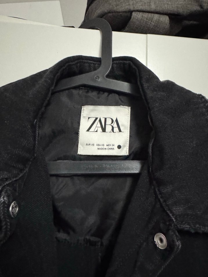 Zara kadın Gri Düğmeli Midi Ceket - Görsel 3