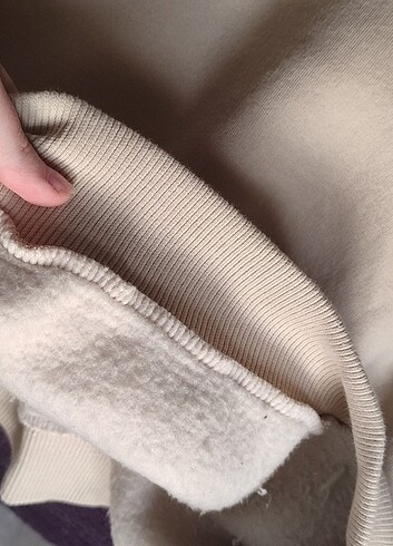 s Beden ten rengi Renk Kadın Sweatshirt