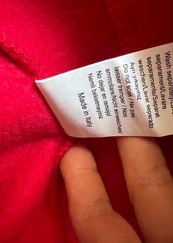 Kapüşonlu Kırmızı Fermuarlı Kadın Ceket - Görsel 8