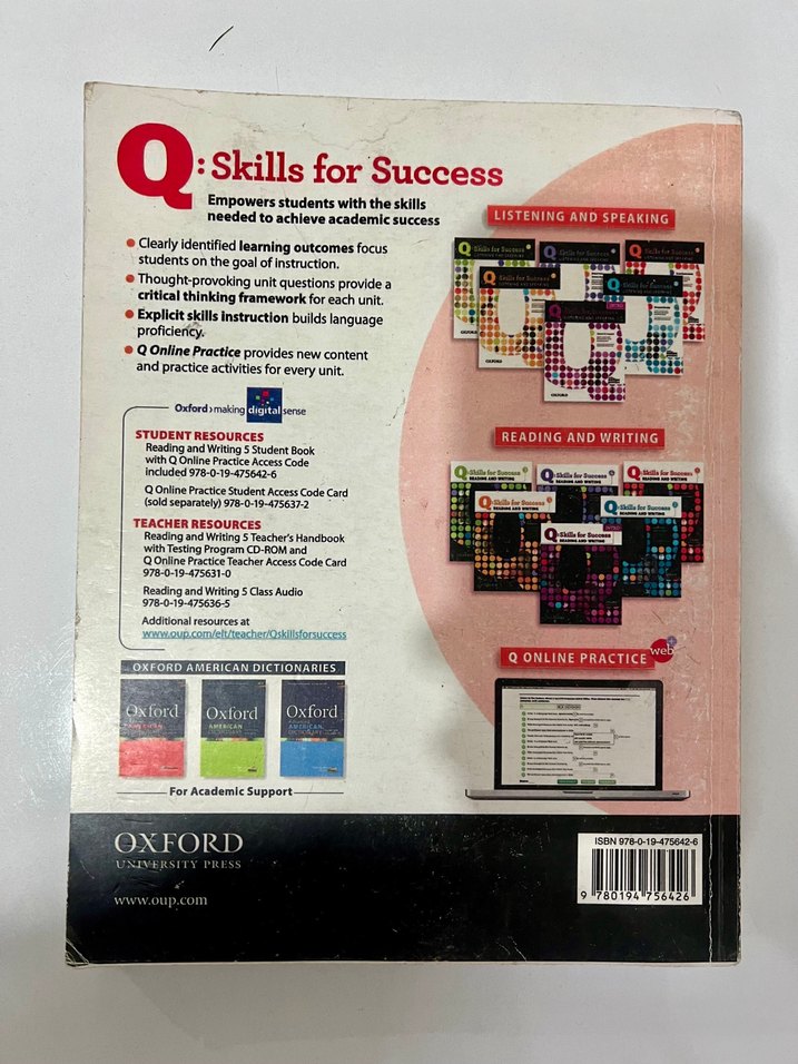 Q: Skills for Success 5 - Reading and Writing Kitabı - Görsel 4