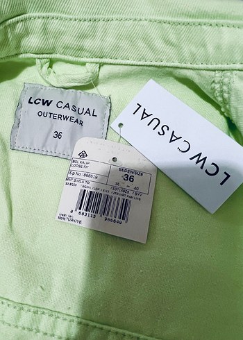 LCV Casual Kot Ceket Kısa - Görsel 3