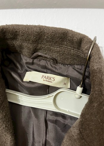 Düğmeli Kahverengi Kadın Uzun Palto - Görsel 2