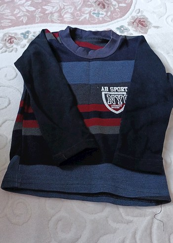 Erkek Çocuk Gri Triko Sweatshirt