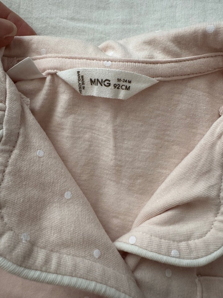 Pembe Bebek Kız Kısa Kollu Düğmeli Takım - Görsel 2