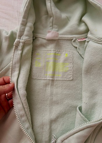 Kapüşonlu Fermuarlı yeşil Bebek Takımı - Görsel 3