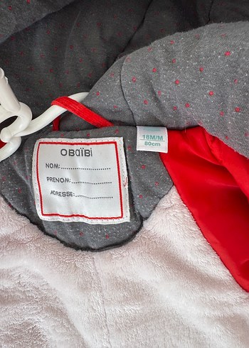 Kapüşonlu Kırmızı  Çocuk Kabanı - Görsel 8