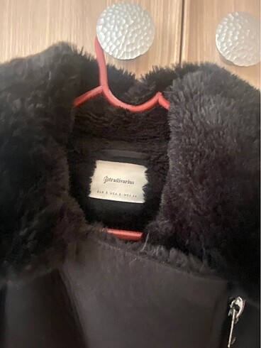 Stradivarius Siyah Biker Mont - Görsel 2