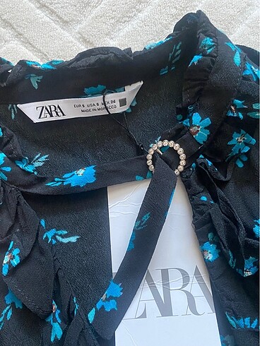 Zara Zara Çiçekli Bluz