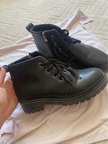 Dockers Kadın Siyah  Kısa Bağcıklı Postal - Görsel 3