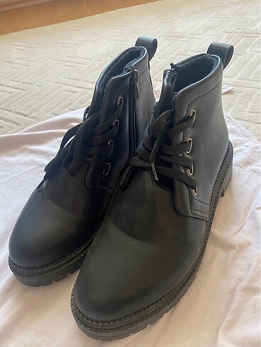 Dockers Kadın Siyah  Kısa Bağcıklı Postal - Görsel 4