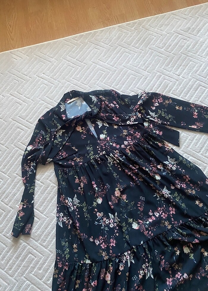 Kadın Çiçekli Elbise - Görsel 2