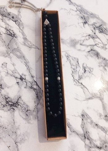 Minimalist Siyah Erkek Tesbih