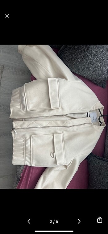 Bershka bershka bomber mont krem