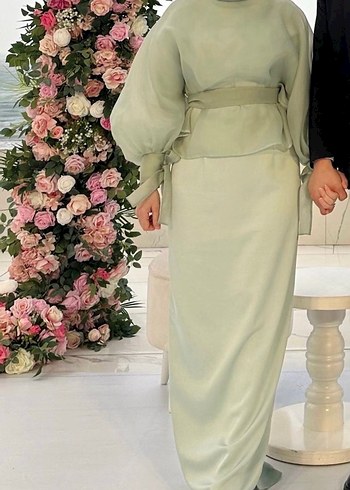 Özle dikim Kadın Abiye Elbise - Görsel 5