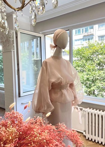 Özle dikim Kadın Abiye Elbise - Görsel 2